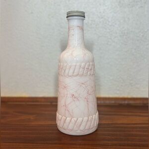 Vintage Hazel Atlas Milk Glass Bottle